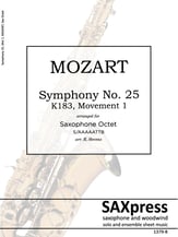 Symphony No. 25, K183 P.O.D cover